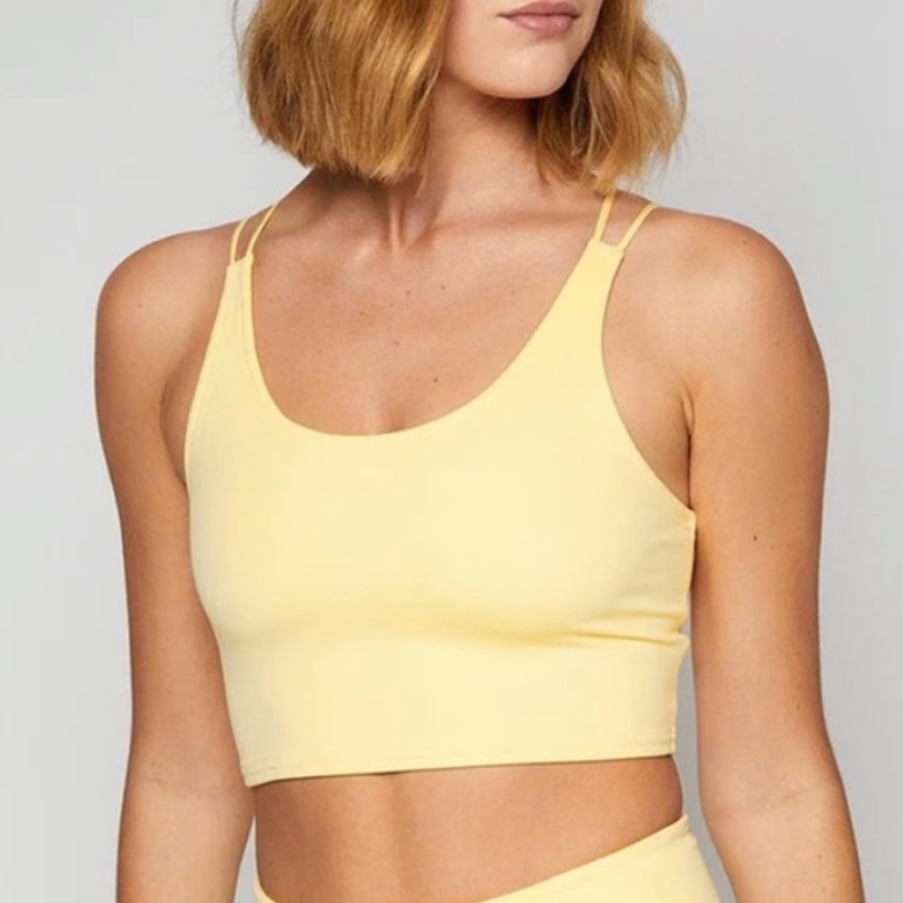 Fourlaps Poise Longline Bra - Banana